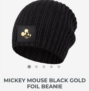 Love Your Melon Mickey Mouse Black Gold Foil